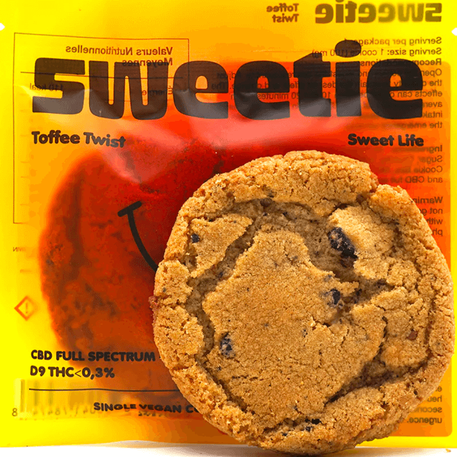 Cookie THC 100mg Toffe Twist