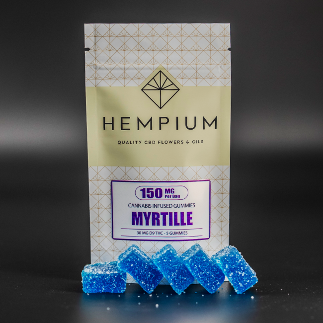 Bonbons THC 30mg Myrtille