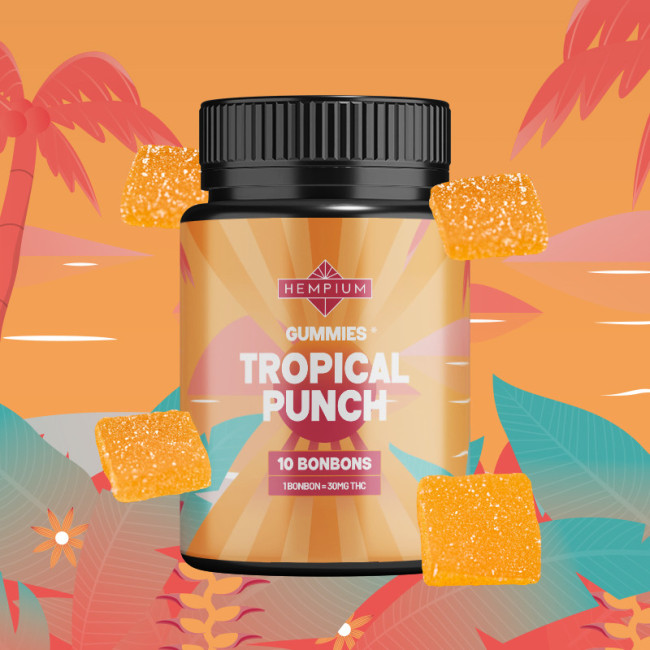 Bonbons THC 30mg Tropical