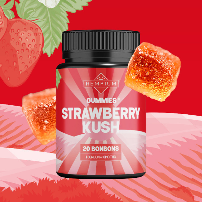Bonbons THC 10mg Fraise