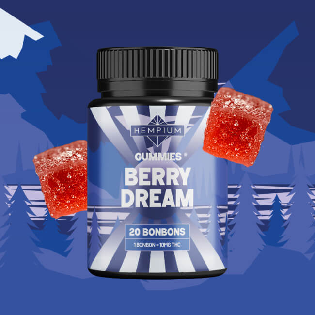 Bonbons THC 10mg Berries