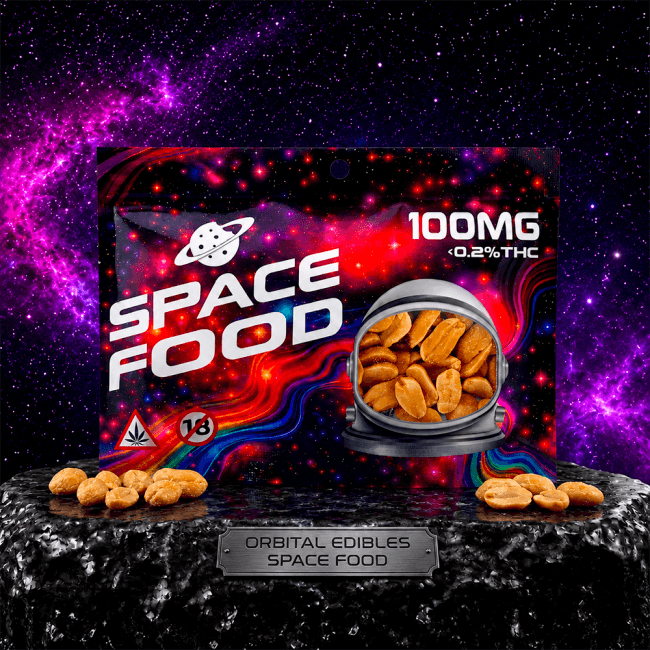 Space Food Cacahuètes Grillées 100mg THC