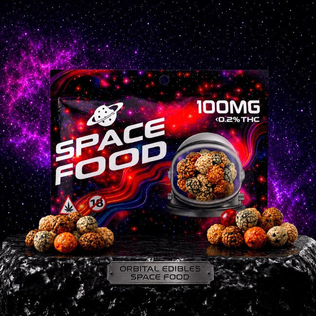 Space Food Rice Crackers 100mg