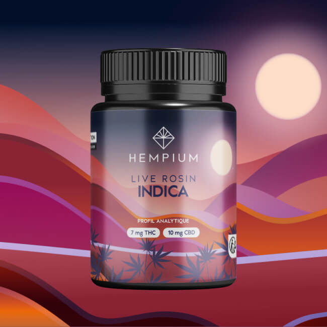 Bonbons THC 7mg Indica Rosin