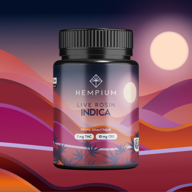 Bonbons THC 7mg Indica Rosin